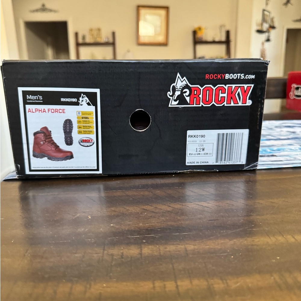 Rocky Alpha Force Men's Red Boots